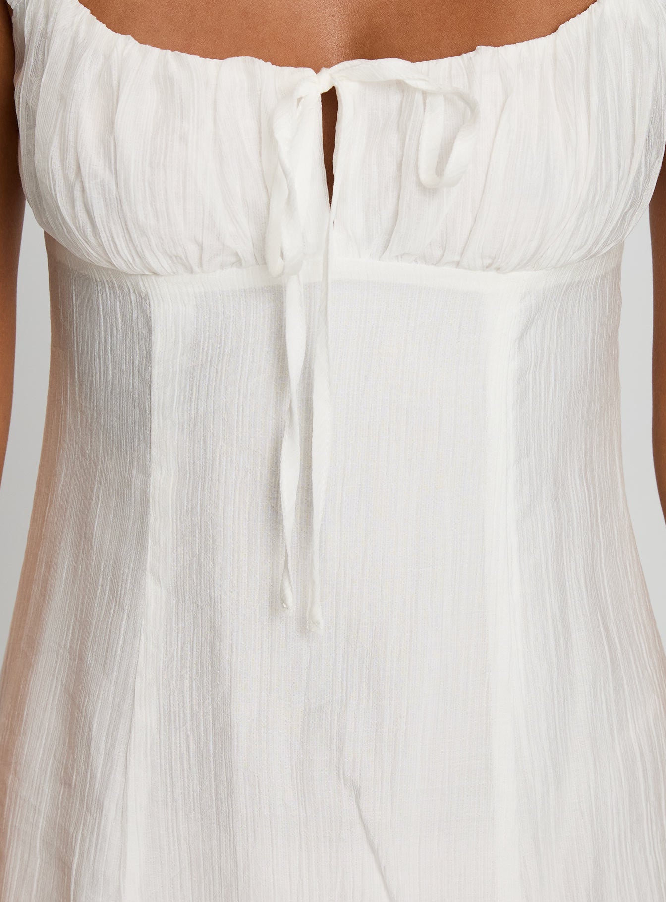 Eternally Yours Mini Dress White