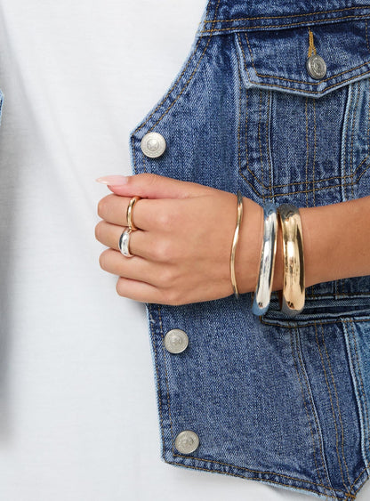 Neils Oversized Denim Vest Denim