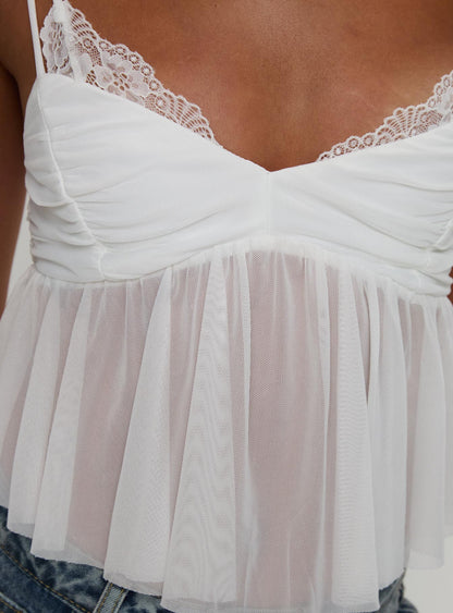 Corella Top White