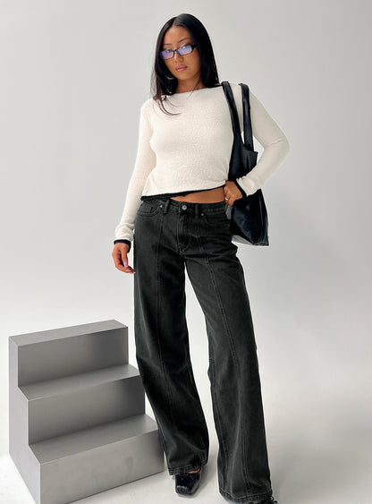 Keree Lightweight Knit Sweater Cream