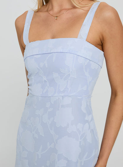 Cerise Mini Dress Lilac Burnout