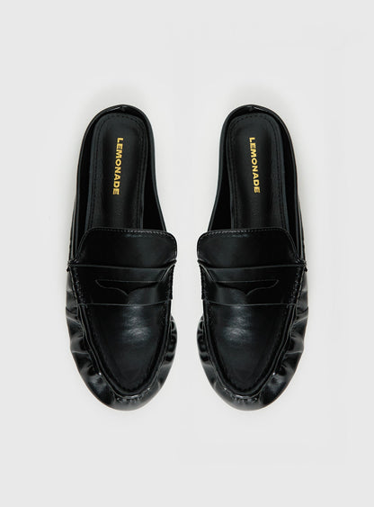 Hot Row Flat Loafers Black
