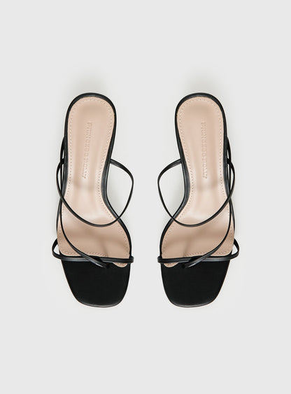 The Becka Heels Black