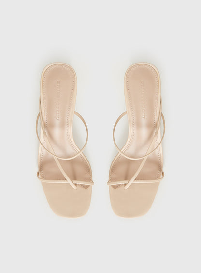 The Becka Heels Beige