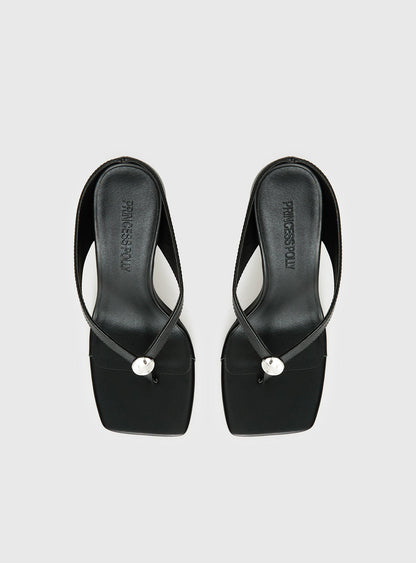 Two Summers Wedge Heels Black