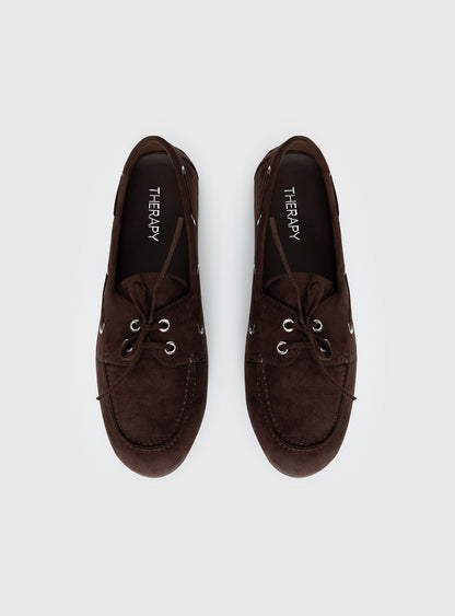 Therapy Sailor Boat Shoes Brown