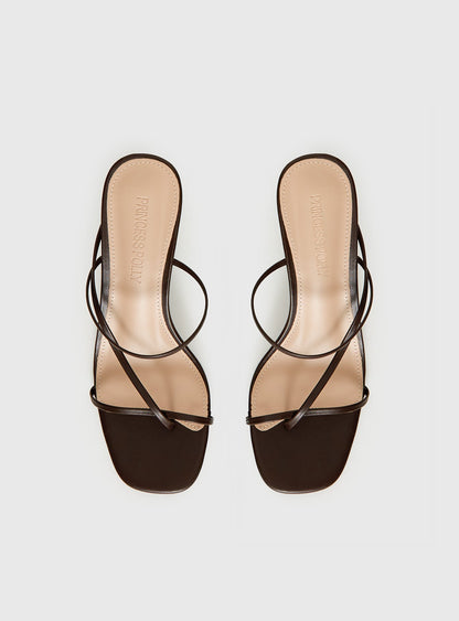 The Becka Heels Chocolate