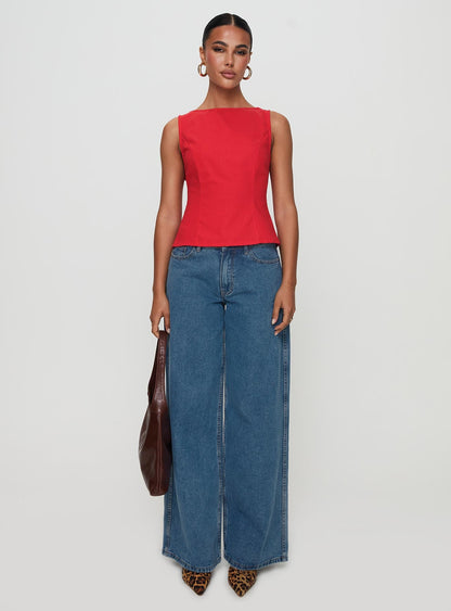 Lilitina Top Red