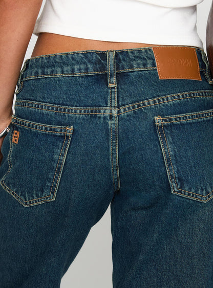 Cult Classic Longline Denim Shorts Vintage Wash