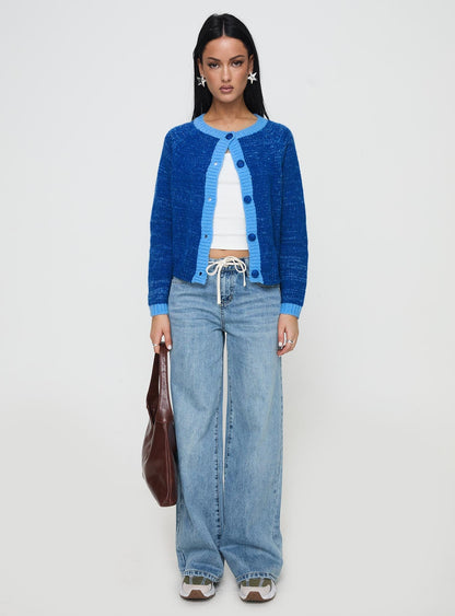Oak Meadow Cardigan Blue