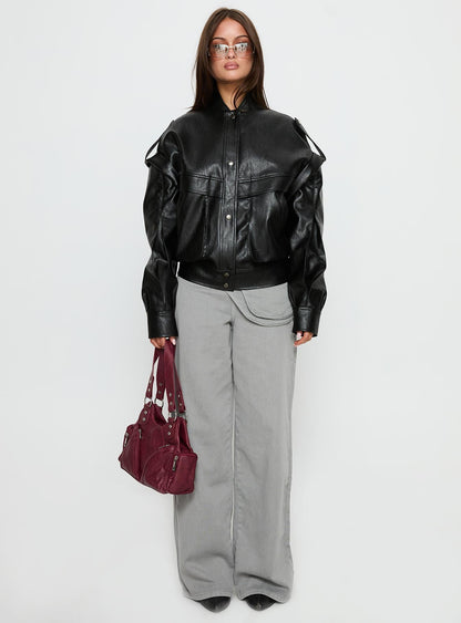 Madame Bomber Jacket Onyx