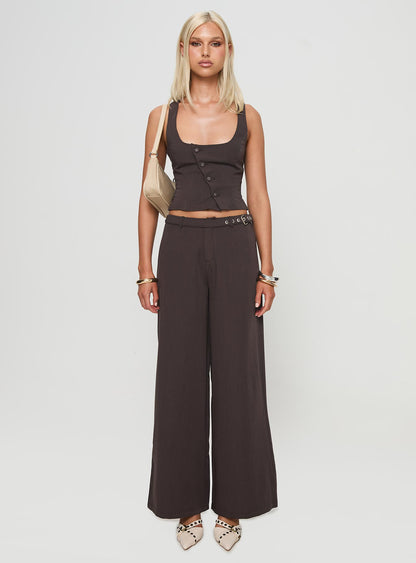Miku Pants Brown