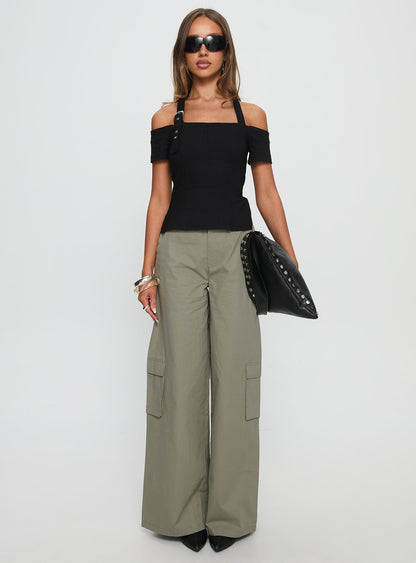 Companions Cargo Slack Pant Khaki