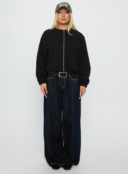 Grasp Bomber Jacket Black