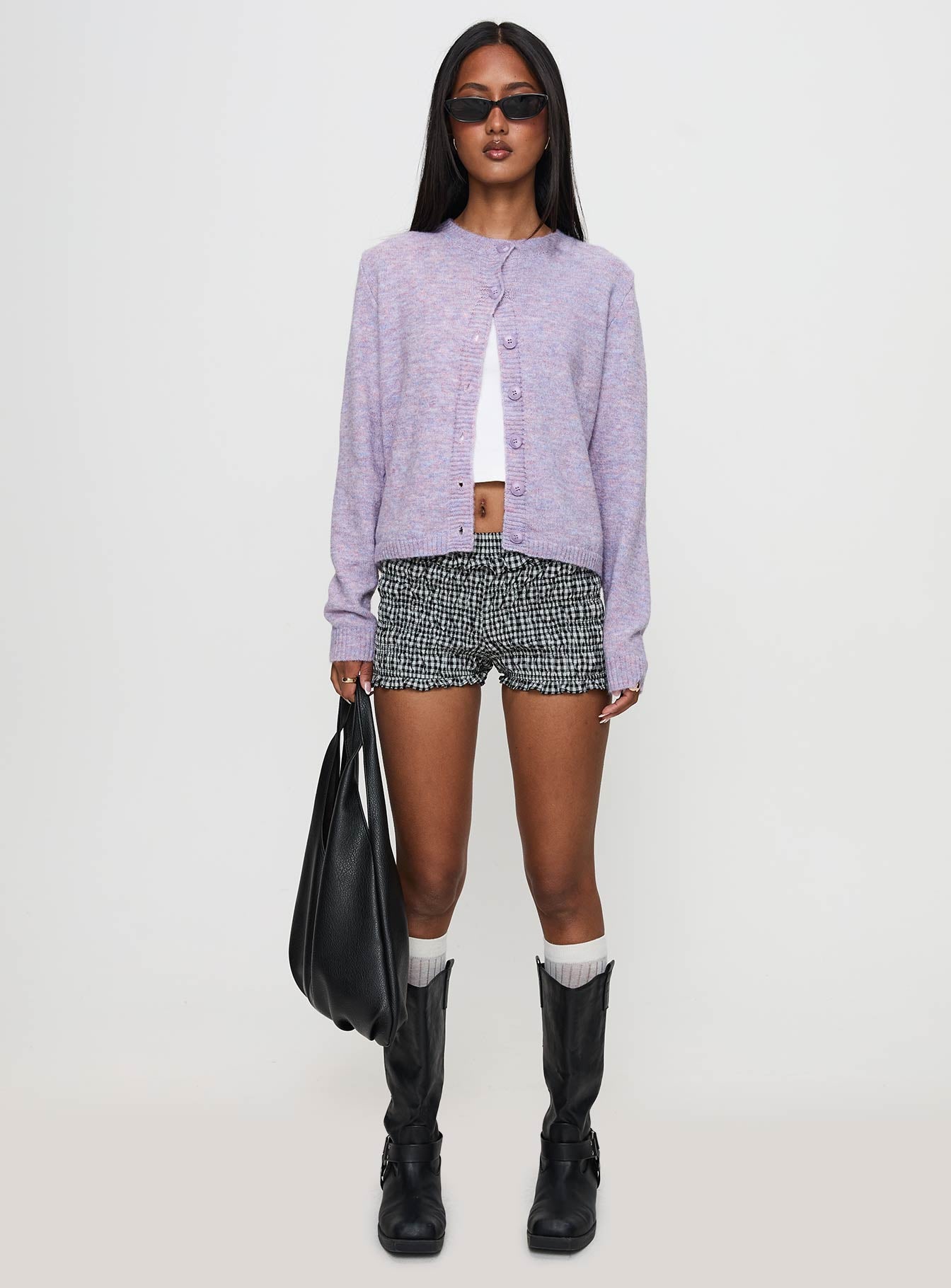 Denmark Cardigan Lilac