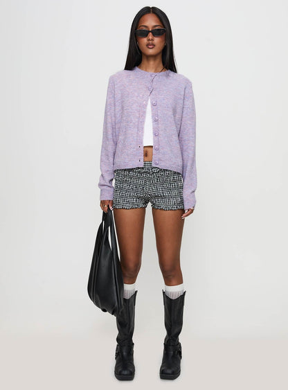 Denmark Cardigan Lilac