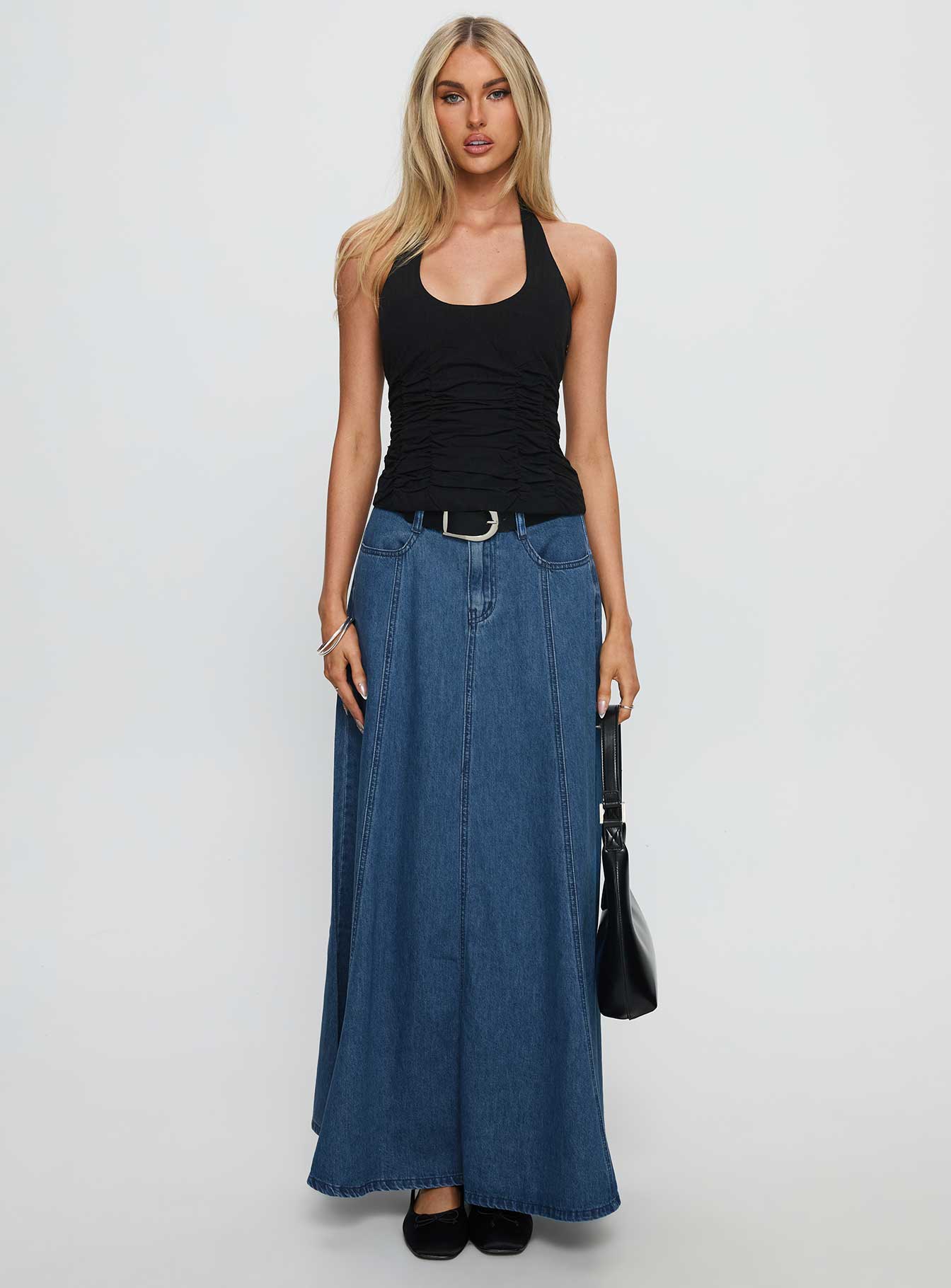Nataliya Halter Top Black