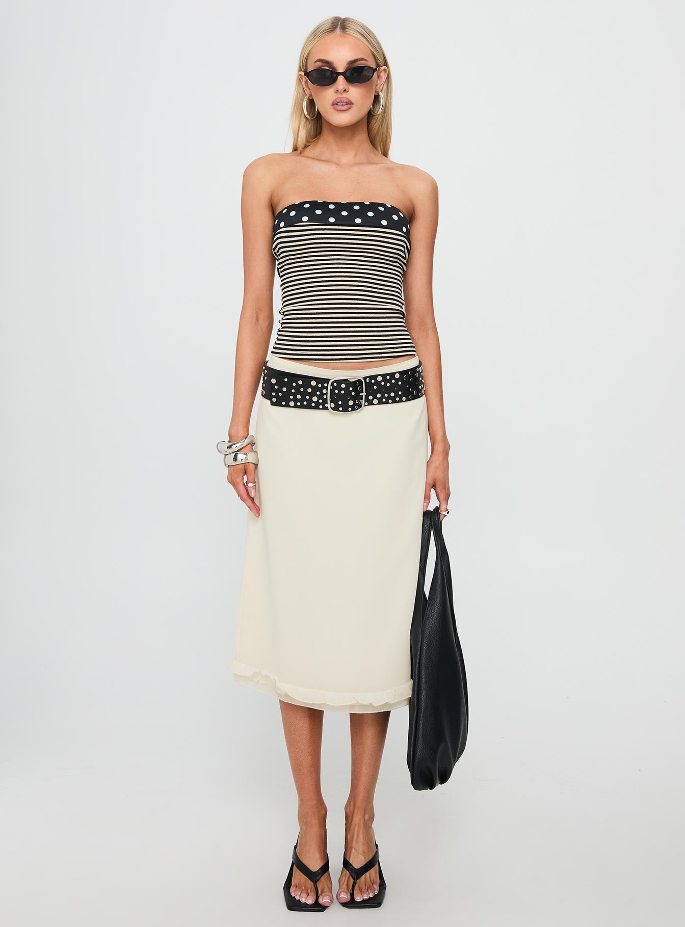 Virenna Strapless Top Multi