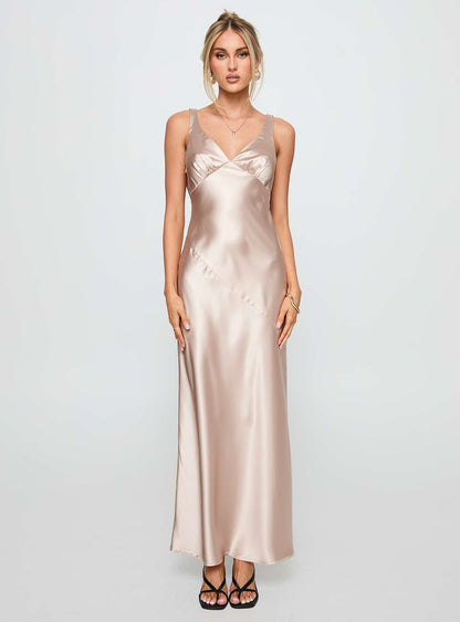 Northern Star Maxi Dress Champagne