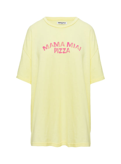 Made With Love Graphic Top Pastel Yellow