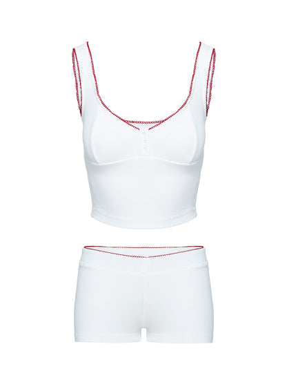 Motif Rib Sleep Set Ivory