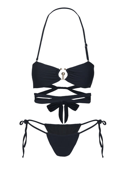 Southall Strapless Bikini Top Black